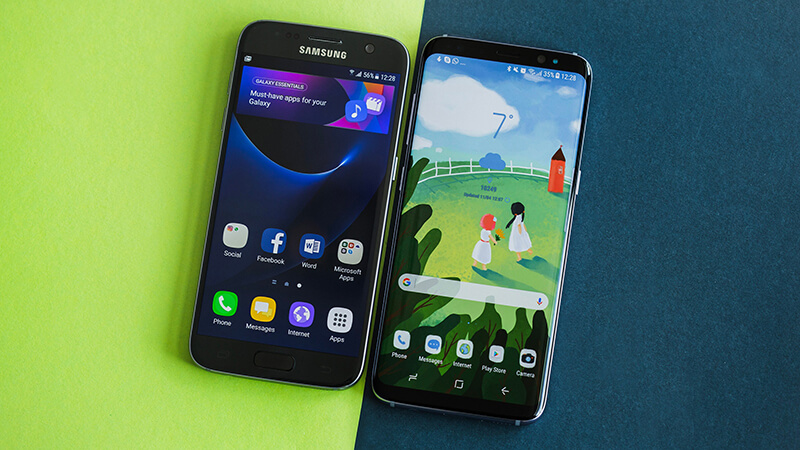 Galaxy S7 vs Galaxy S8